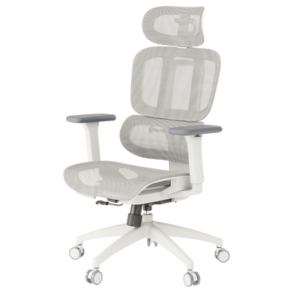 Крісло офісне OfficePro Skyline OC680-W-LG-LG