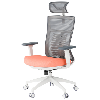 Крісло офісне OfficePro Balance OC550-W-DG-OR
