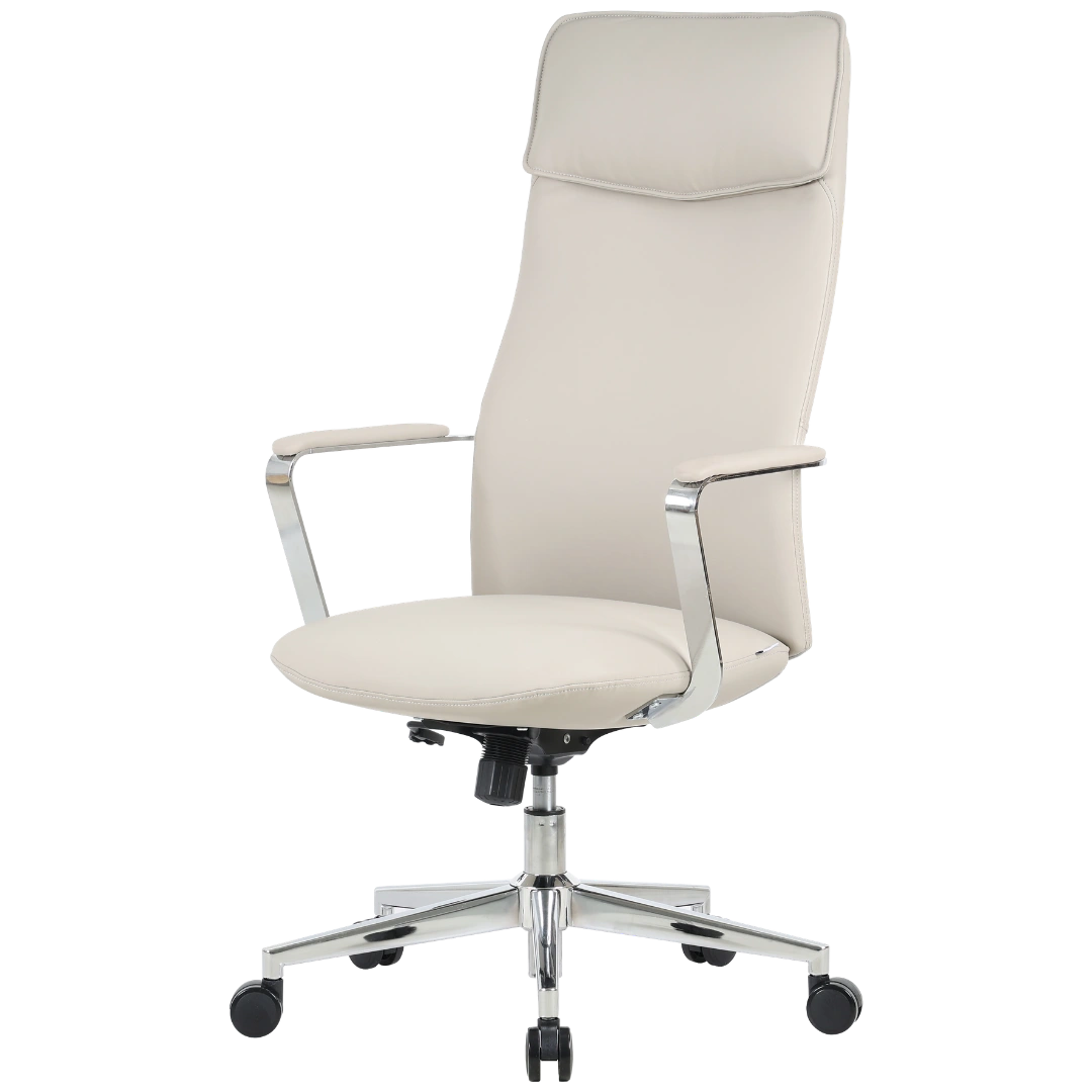 Офісне крісло OfficePro Shift OC533 сіре, оббивка з екошкіри