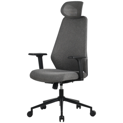 Офісне крісло OfficePro Fusion OC577 сіре, текстильне