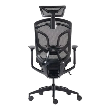 Крісло GT Chair DVARY Total Black — вид ззаду
