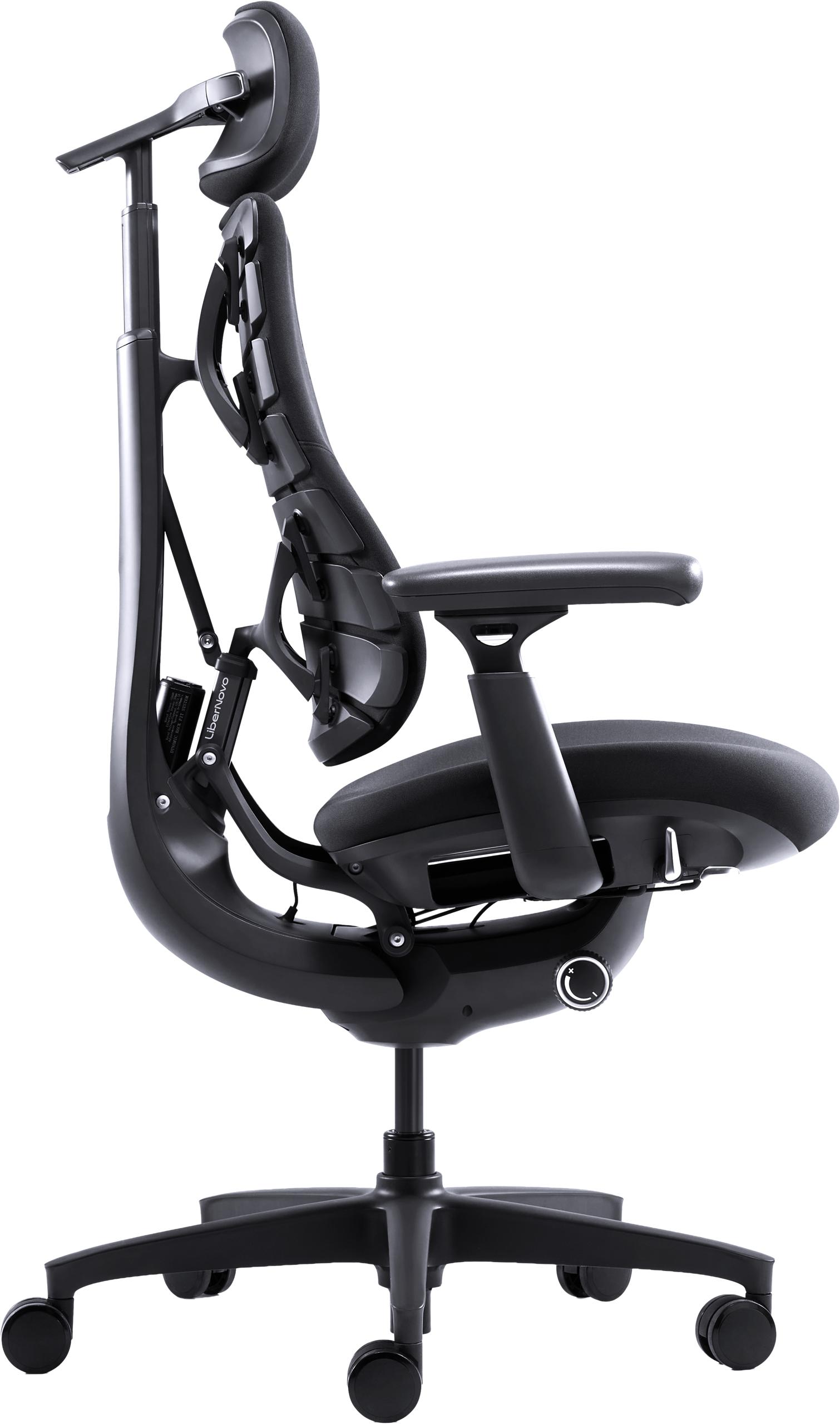 Ергономічне крісло LiberNovo Omni чорне Midnight Black