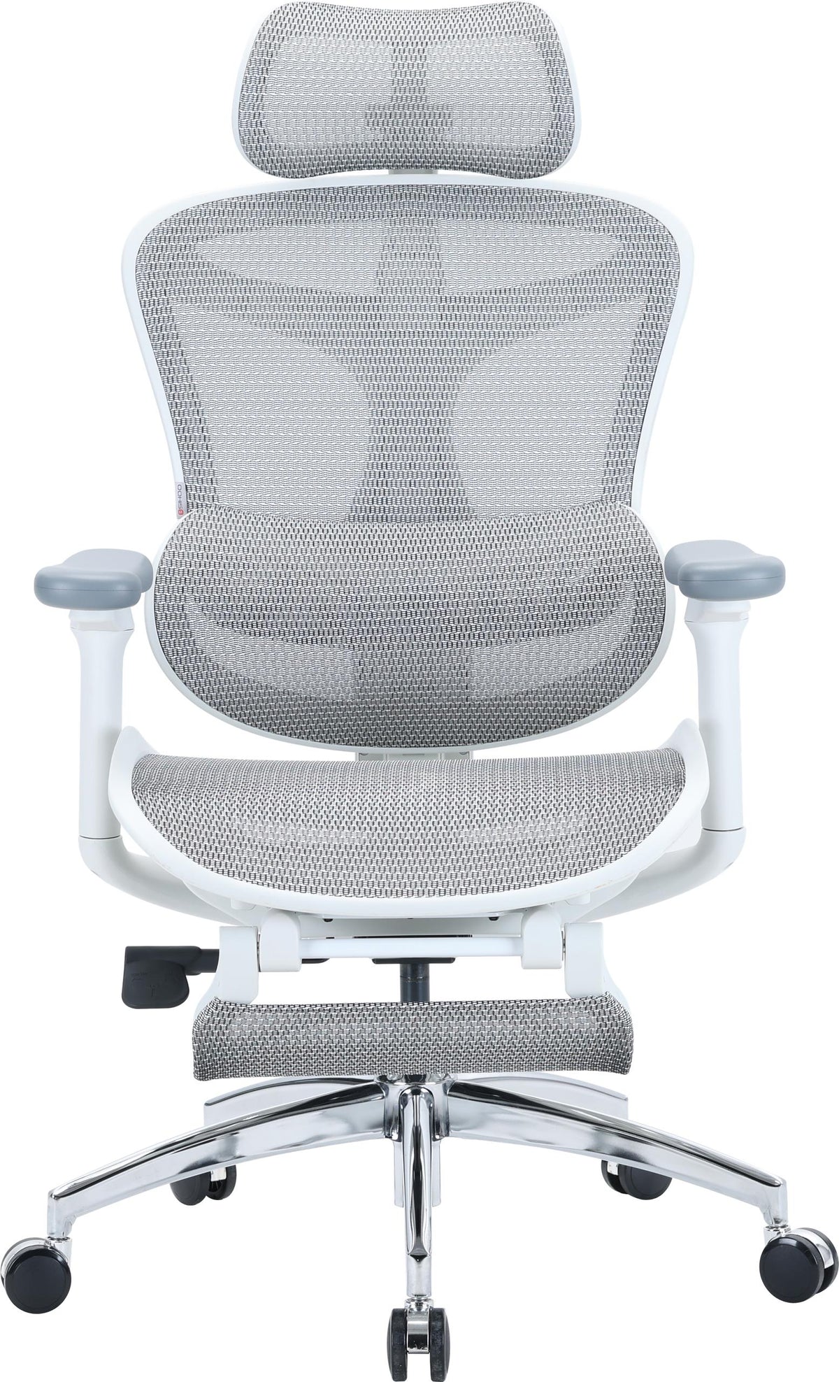 Кресло офисное с подставкой для ног Sihoo DORO C300L Mesh White with footrest